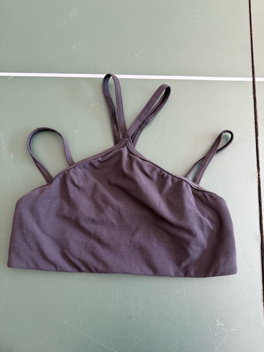 lululemon athletica Black Double-Strap Bandeau Bra